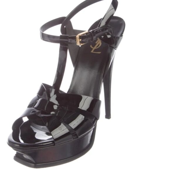 YSL Yves Saint Laurent Tribute Sandal Size 40 - Picture 2 of 8